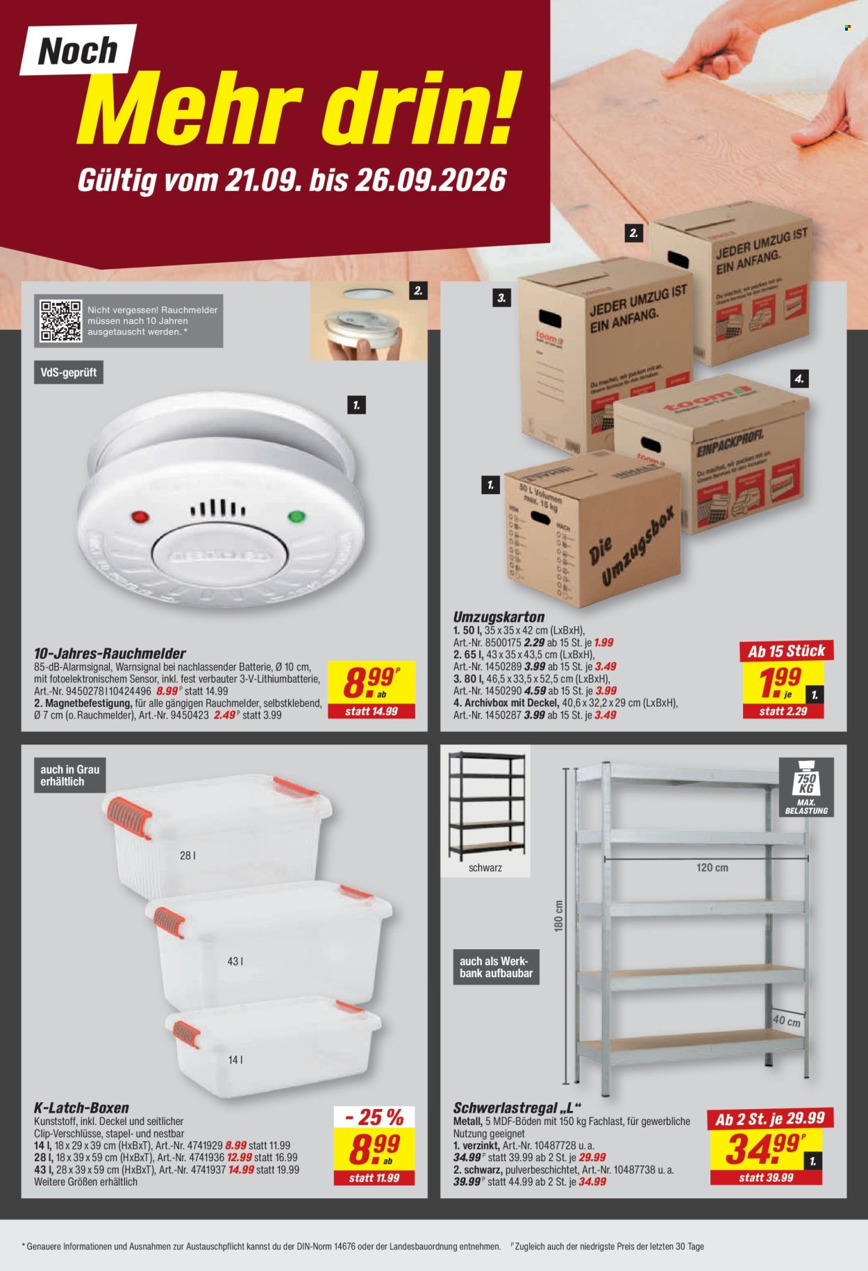 toom Baumarkt Prospekte  - 21.09.2026 - 26.09.2026. Seite 2