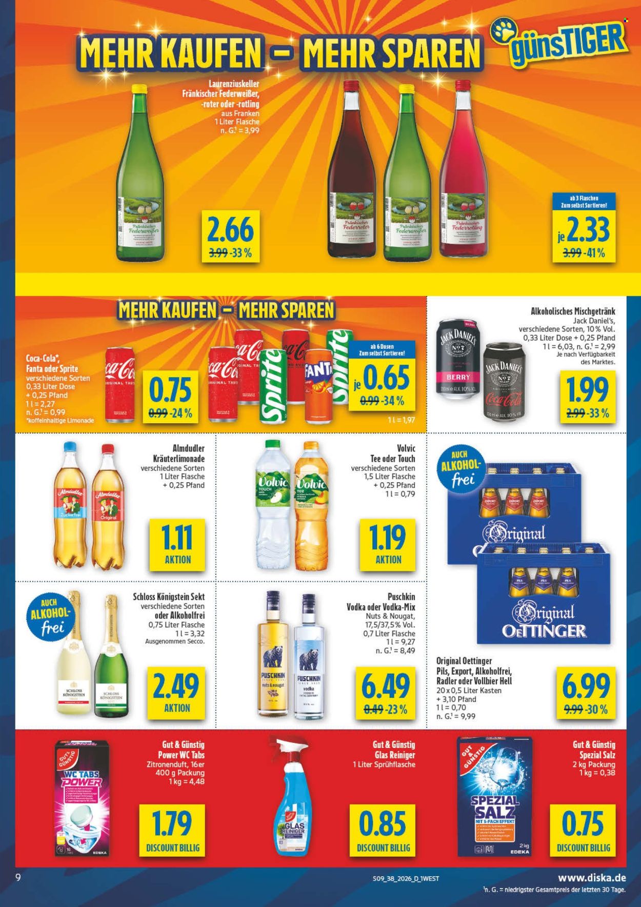 Diska Prospekte  - 14.09.2026 - 19.09.2026. Seite 9