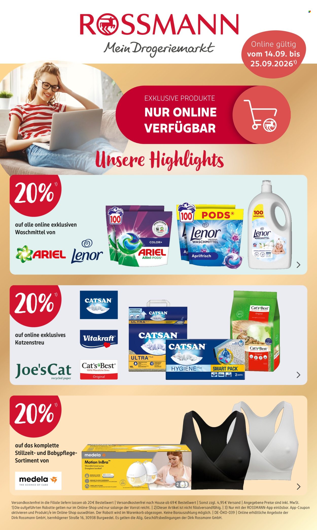 Rossmann Prospekte  - 14.09.2026 - 25.09.2026. Seite 1