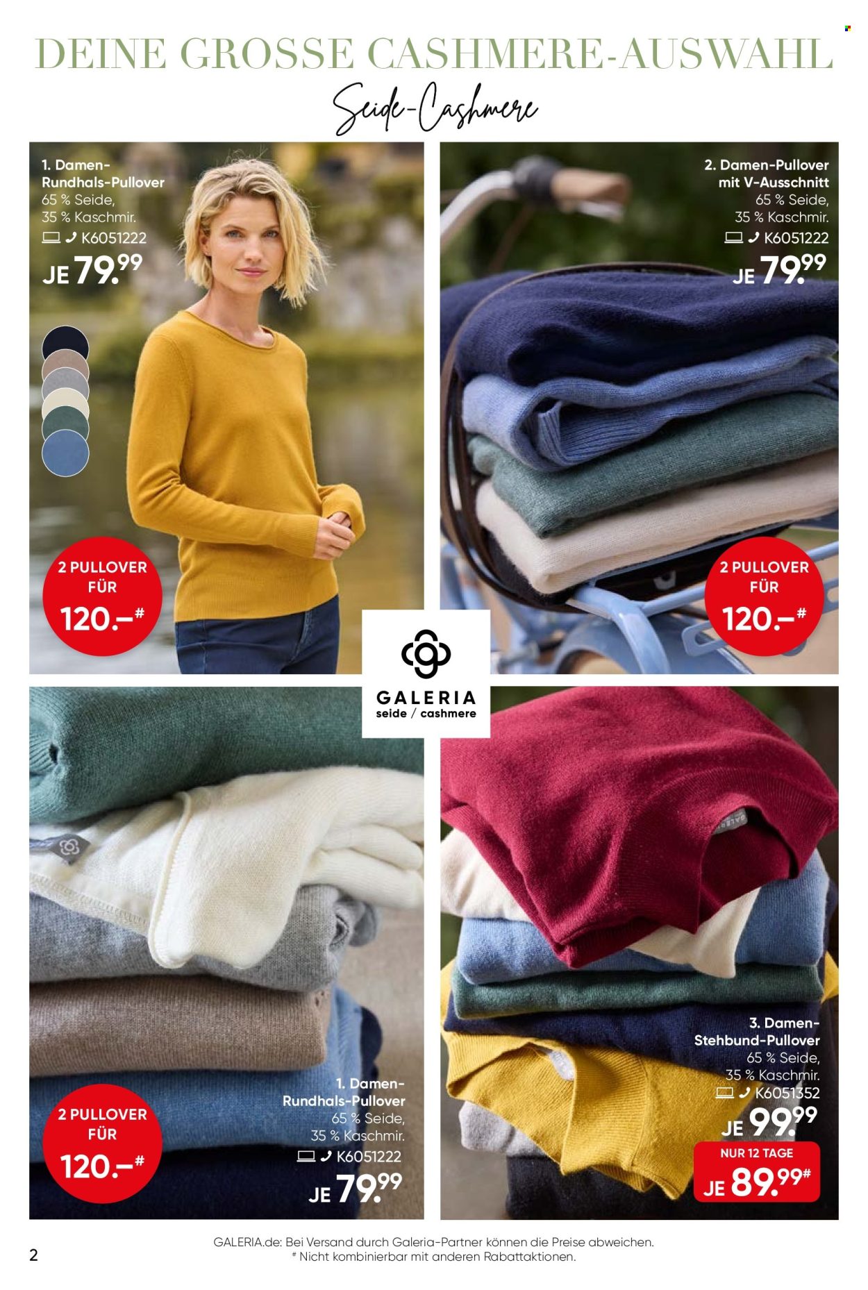 GALERIA Karstadt Kaufhof Prospekte  - 16.09.2026 - 27.09.2026. Seite 2