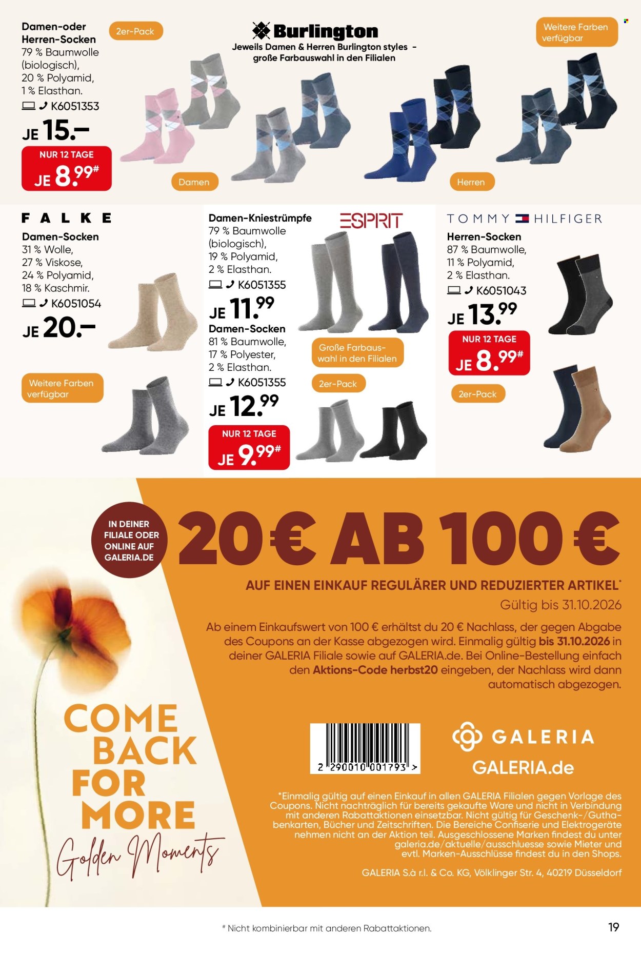 GALERIA Karstadt Kaufhof Prospekte  - 16.09.2026 - 27.09.2026. Seite 19