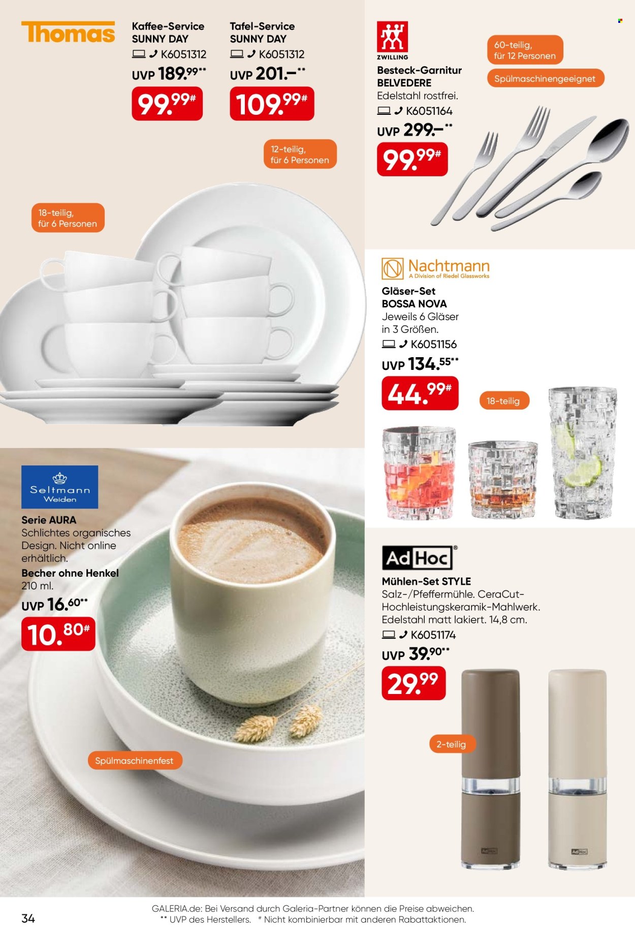 GALERIA Karstadt Kaufhof Prospekte  - 16.09.2026 - 27.09.2026. Seite 34