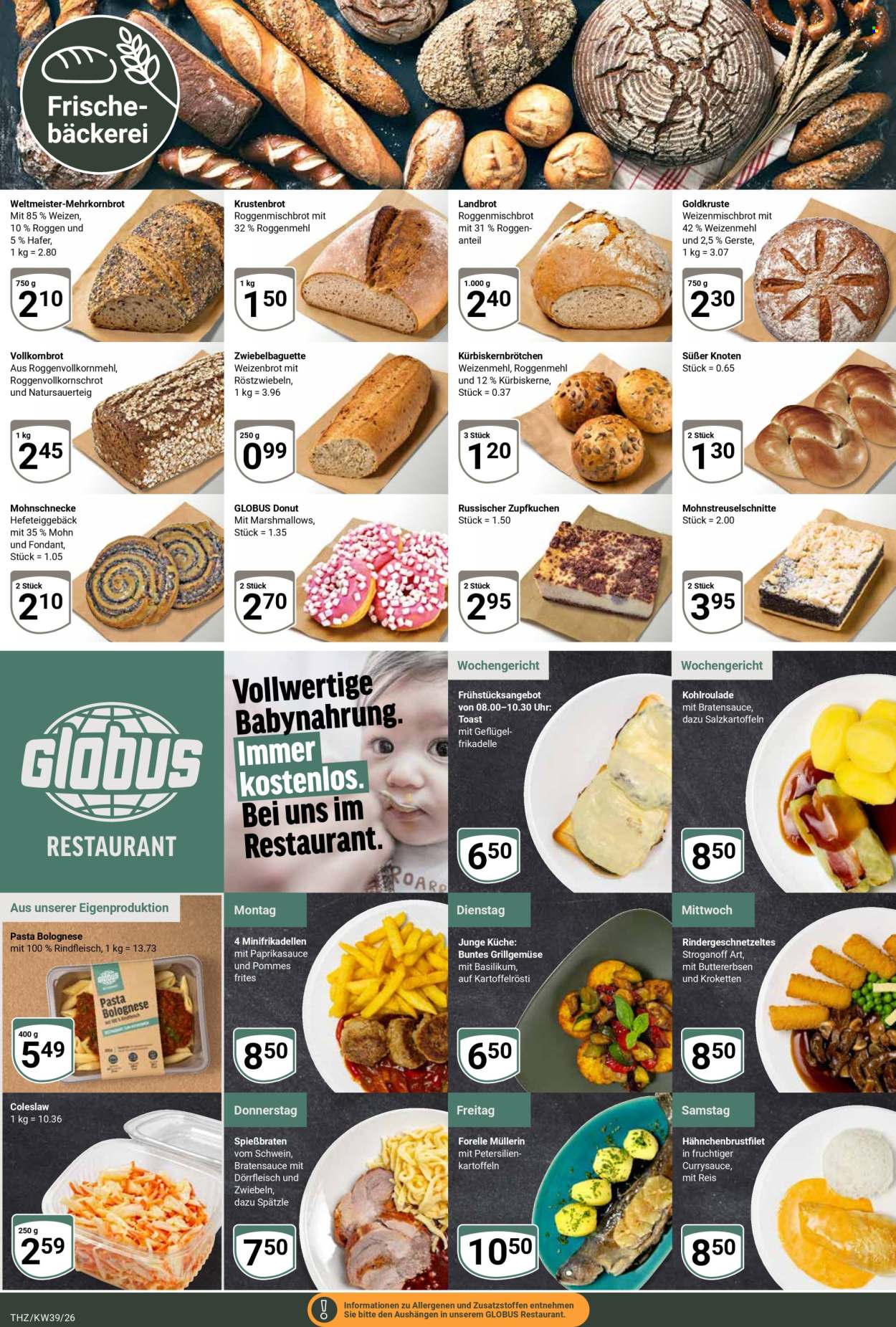 Globus Prospekte  - 21.09.2026 - 26.09.2026. Seite 8