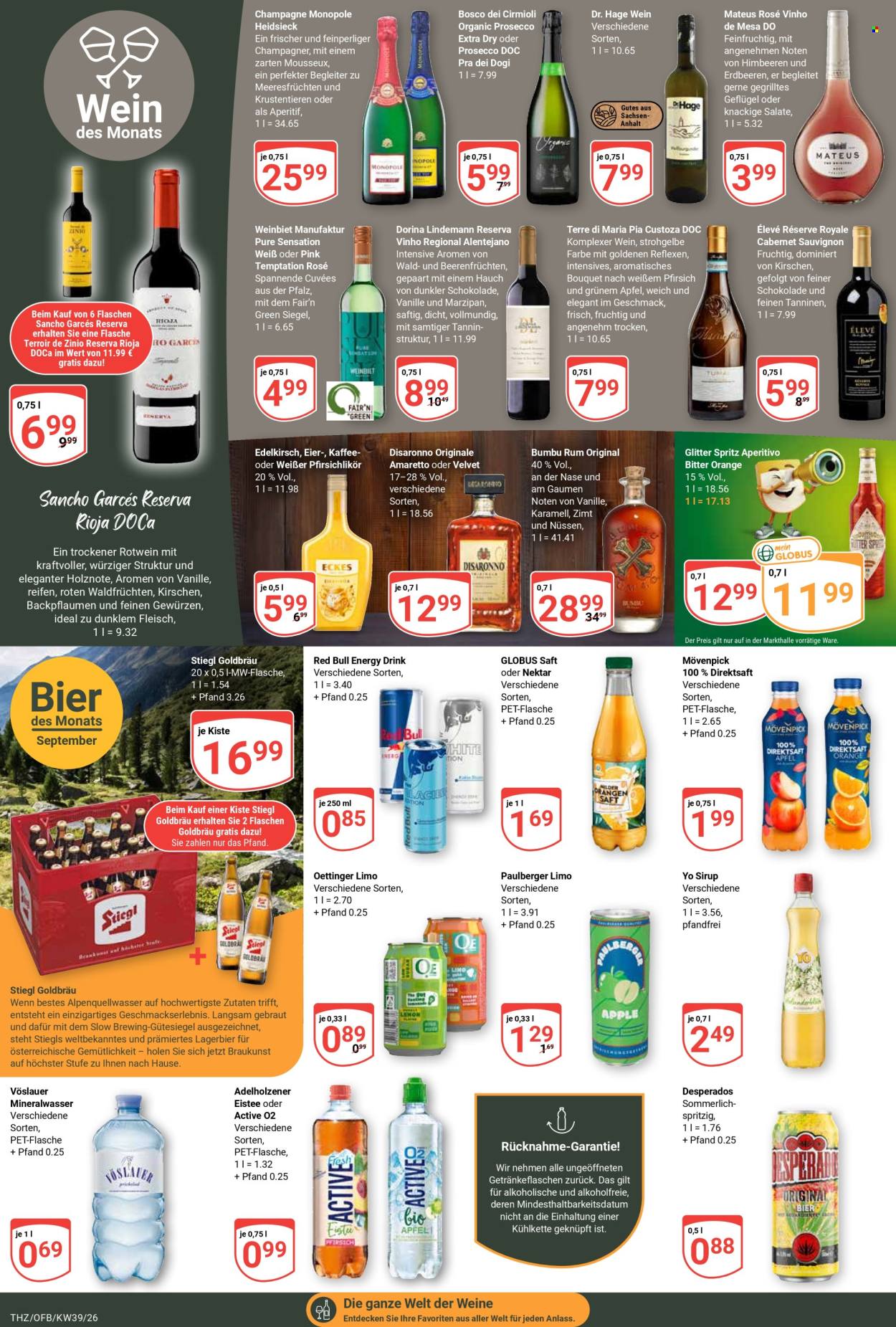 Globus Prospekte  - 21.09.2026 - 26.09.2026. Seite 21
