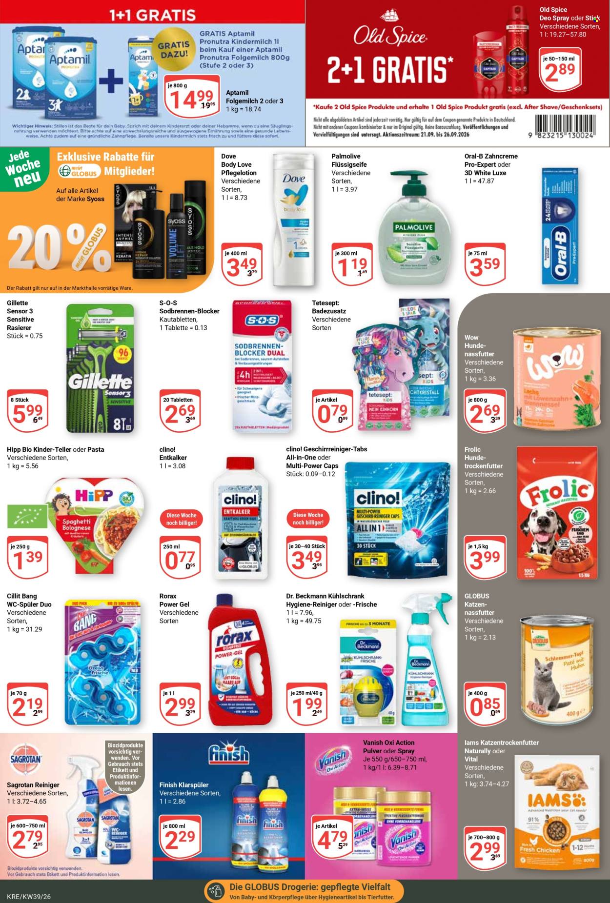 Globus Prospekte  - 21.09.2026 - 26.09.2026. Seite 21