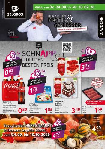 Prospekte Selgros - 24.09.2026 - 30.09.2026.