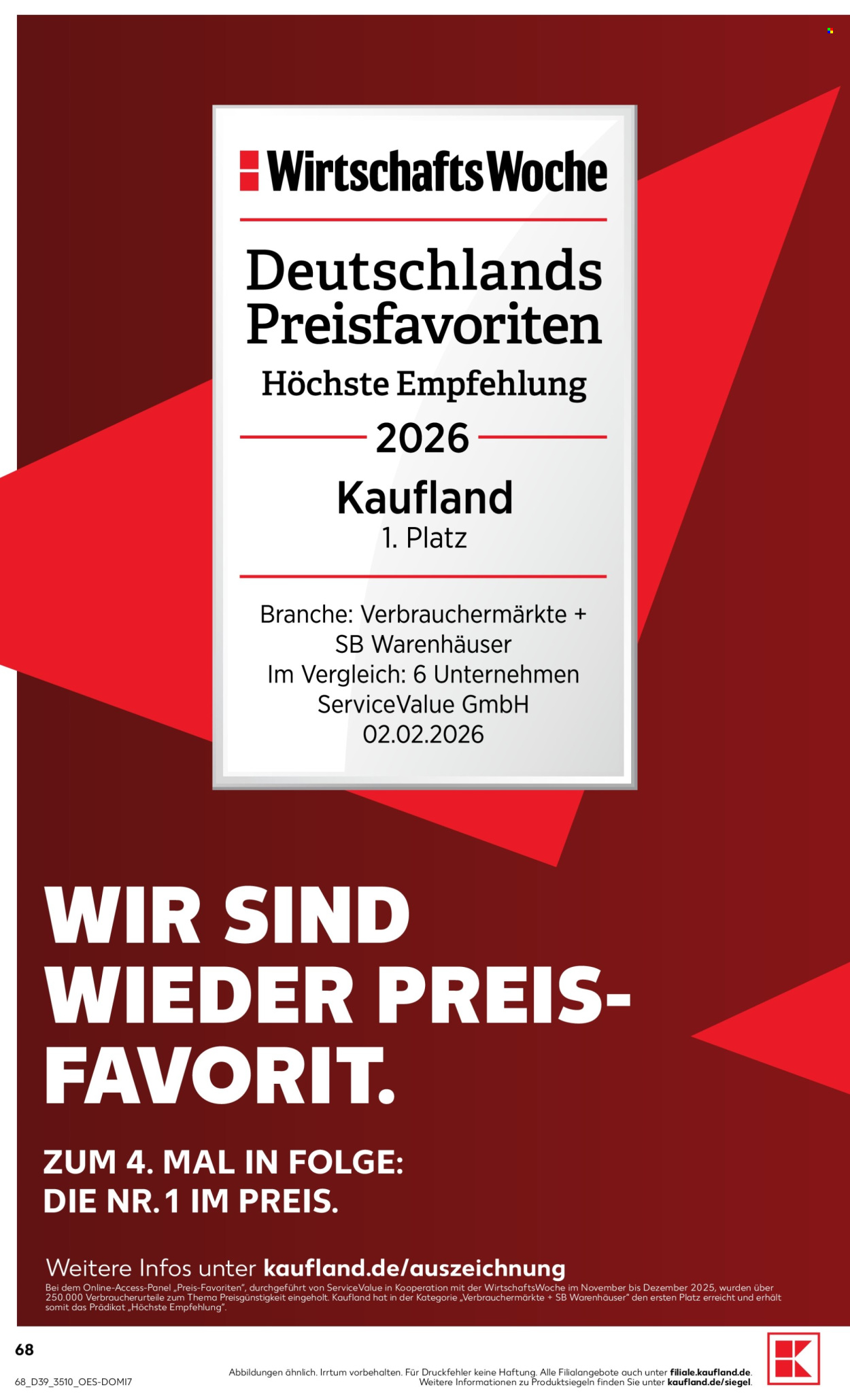 Kaufland Prospekte  - 24.09.2026 - 30.09.2026. Seite 68