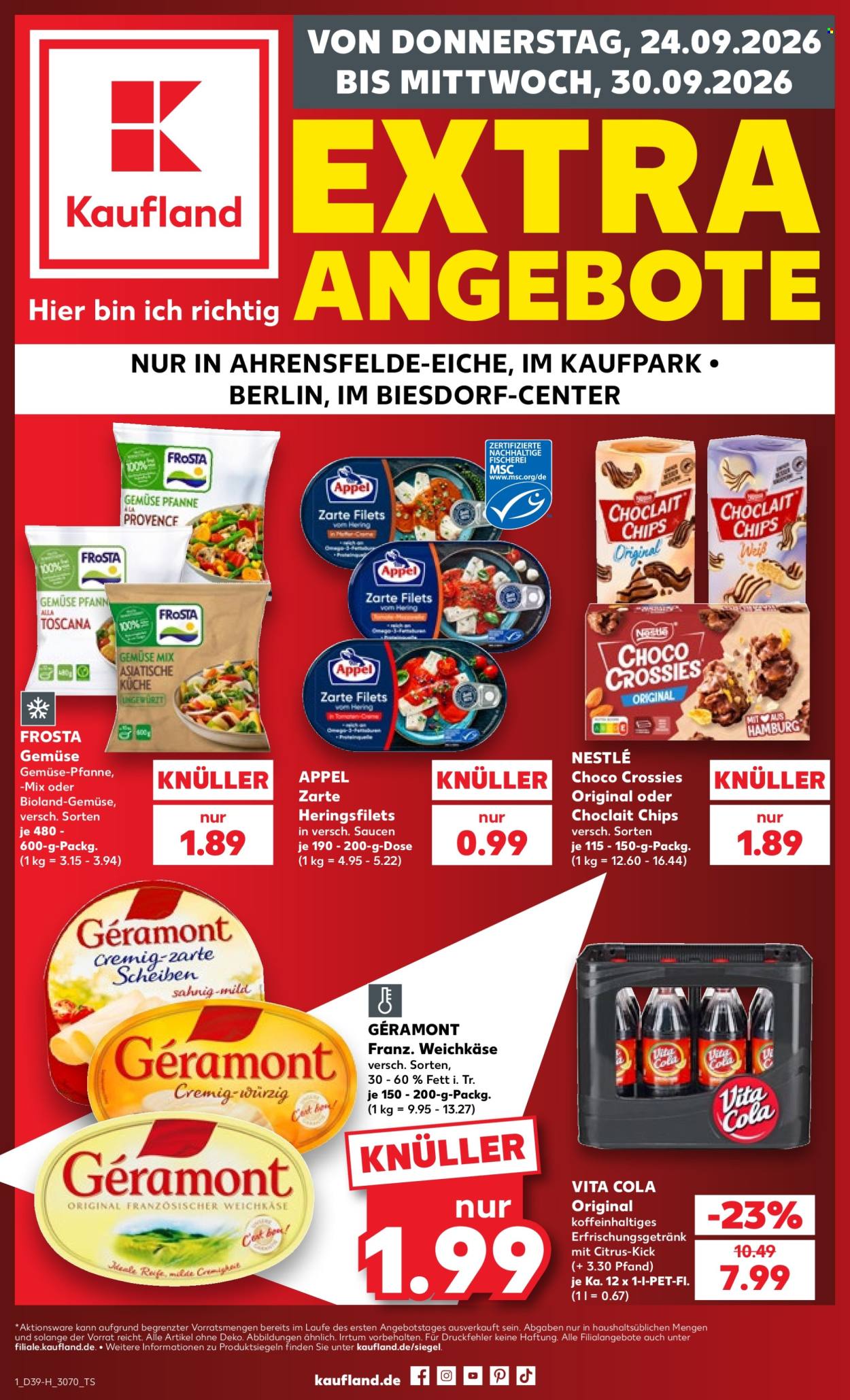 Kaufland Prospekte  - 24.09.2026 - 30.09.2026. Seite 1