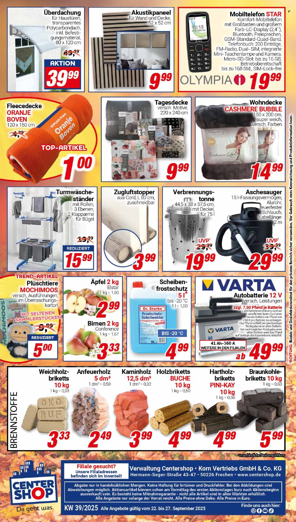 CENTERSHOP Prospekte  - 22.09.2026 - 27.09.2026. Seite 12