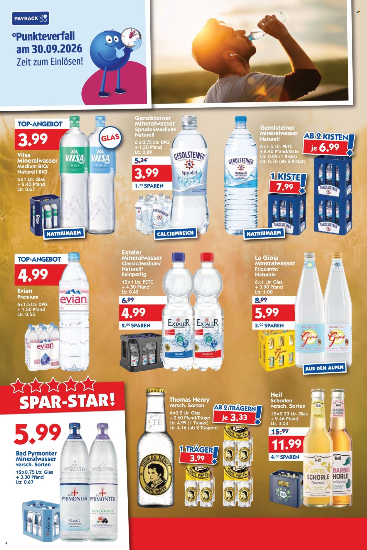 Hol'ab! Getränkemarkt Prospekte  - 21.09.2026 - 26.09.2026. Seite 4