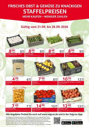 Prospekte Selgros - 21.09.2026 - 26.09.2026.