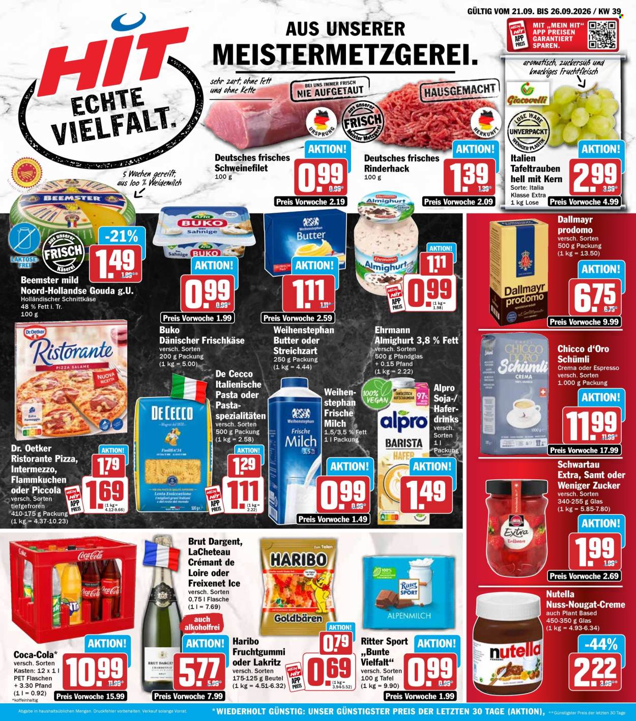 Hit Prospekte  - 21.09.2026 - 26.09.2026. Seite 1