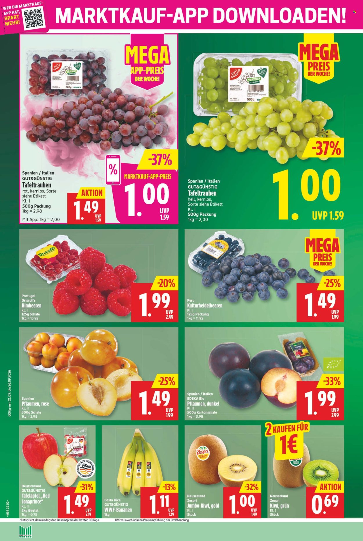 Marktkauf Prospekte  - 21.09.2026 - 26.09.2026. Seite 2