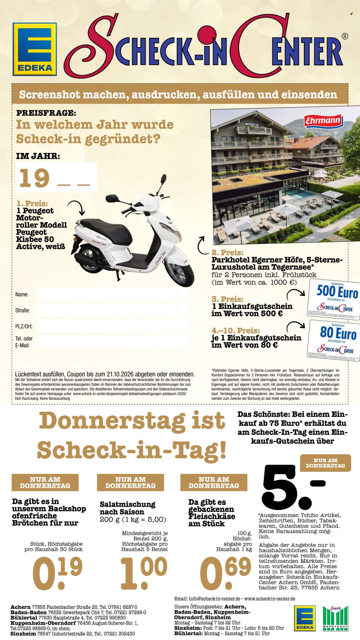 Scheck-in Prospekte  - 21.09.2026 - 26.09.2026. Seite 78