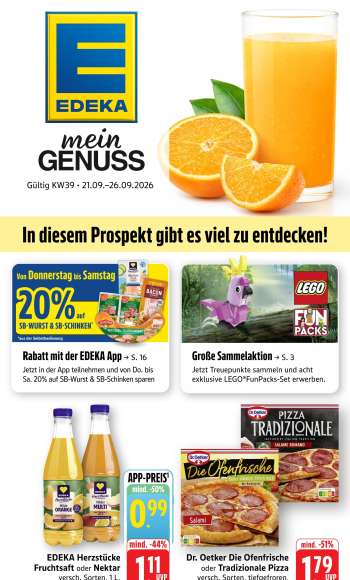 Prospekte E center - 21.09.2026 - 26.09.2026.