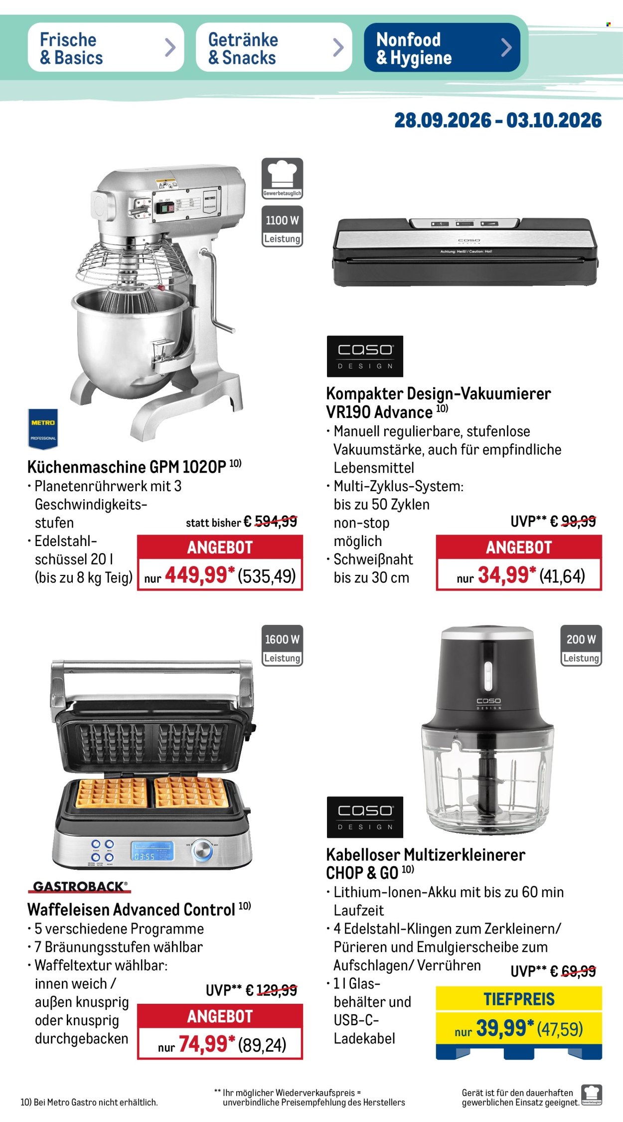 Metro Prospekte  - 28.09.2026 - 3.10.2026. Seite 5