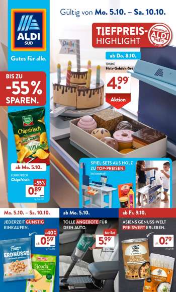 Prospekte ALDI SÜD - 5.10.2026 - 10.10.2026.
