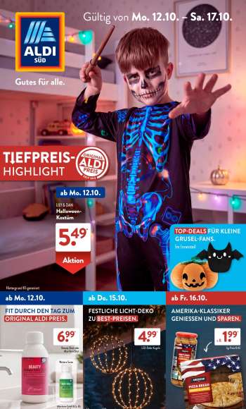 Prospekte ALDI SÜD - 12.10.2026 - 17.10.2026.