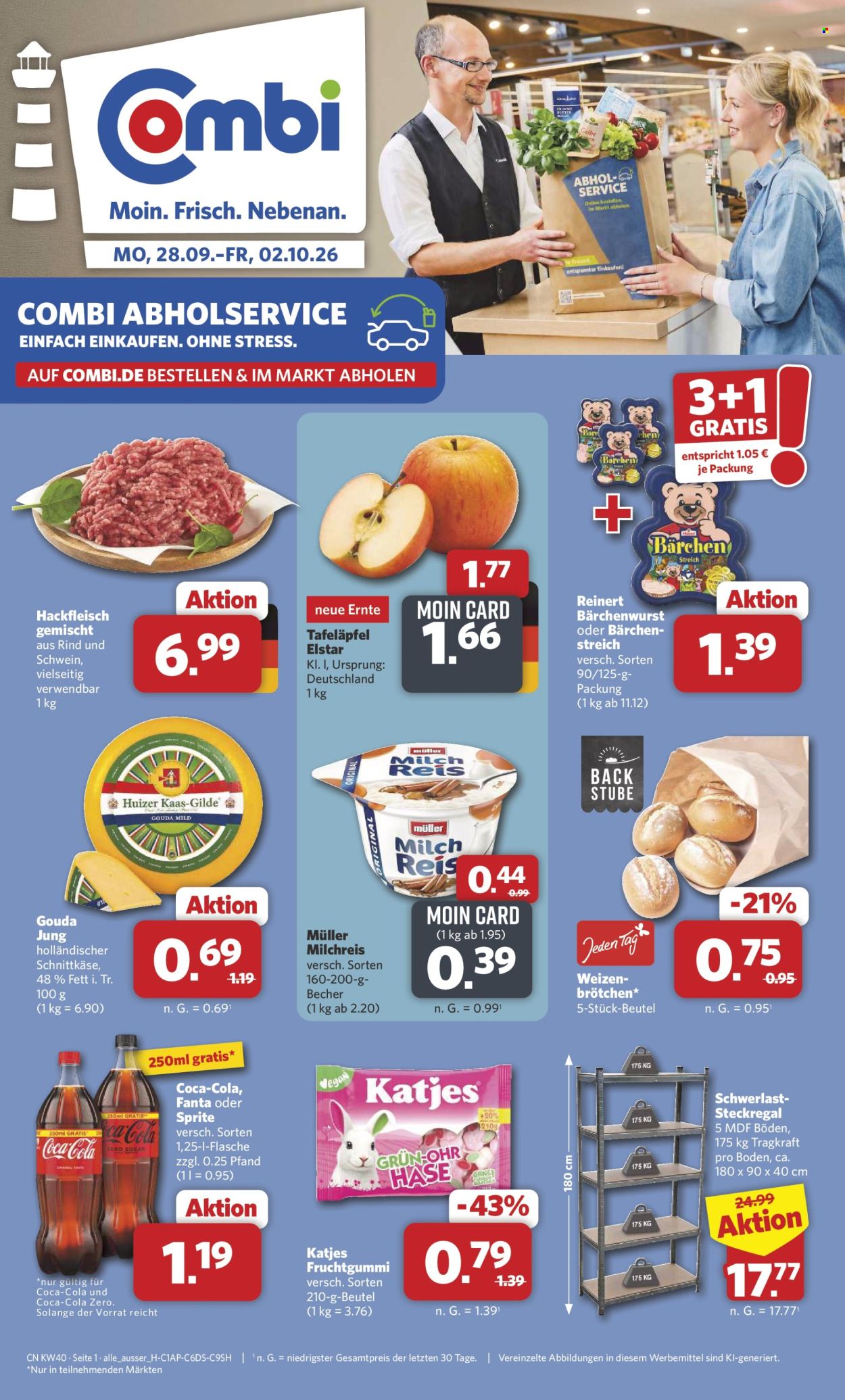 Combi Prospekte  - 28.09.2026 - 2.10.2026. Seite 1