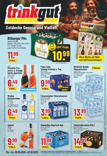Prospekte trinkgut - 28.09.2026 - 2.10.2026.