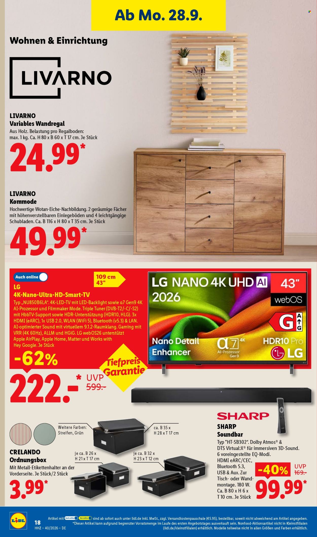 Lidl Prospekte  - 28.09.2026 - 2.10.2026. Seite 38