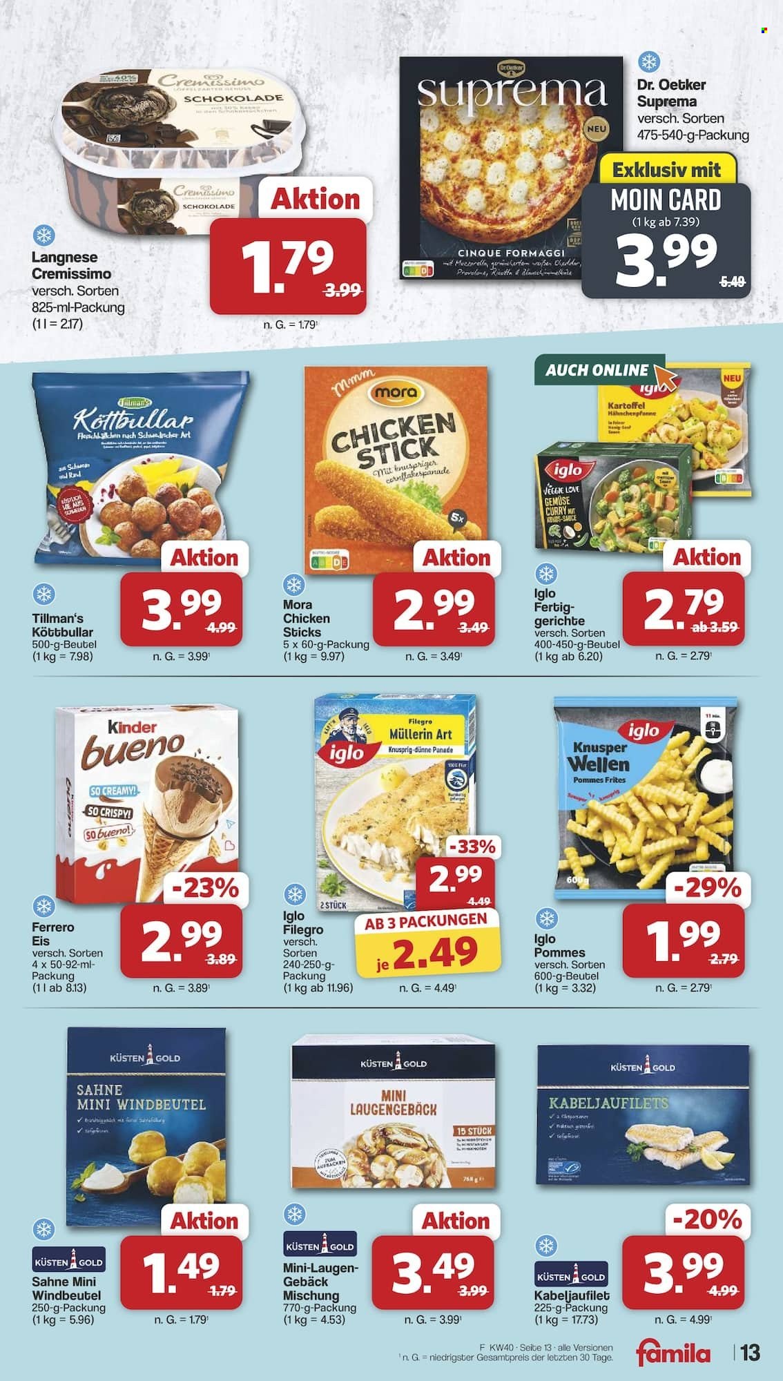 famila Prospekte  - 28.09.2026 - 2.10.2026. Seite 13