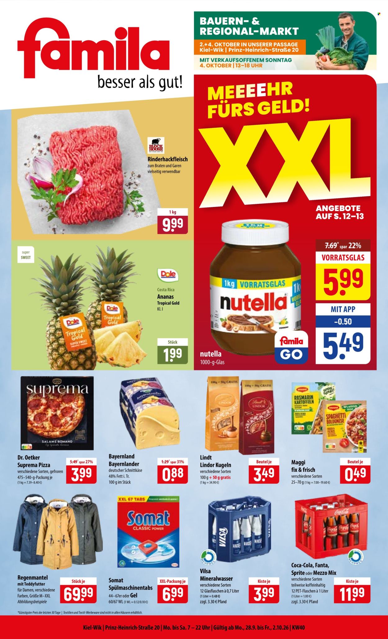 famila Prospekte  - 28.09.2026 - 2.10.2026. Seite 1