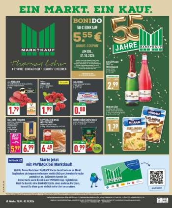 Prospekte Marktkauf - 28.09.2026 - 2.10.2026.