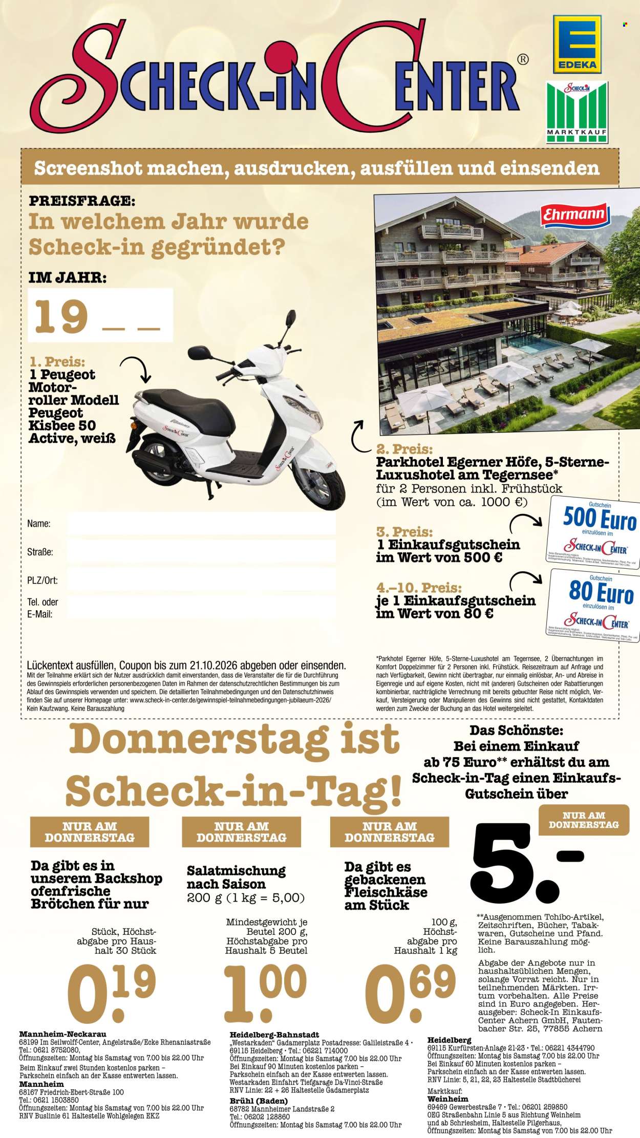 Scheck-in Prospekte  - 28.09.2026 - 2.10.2026. Seite 65