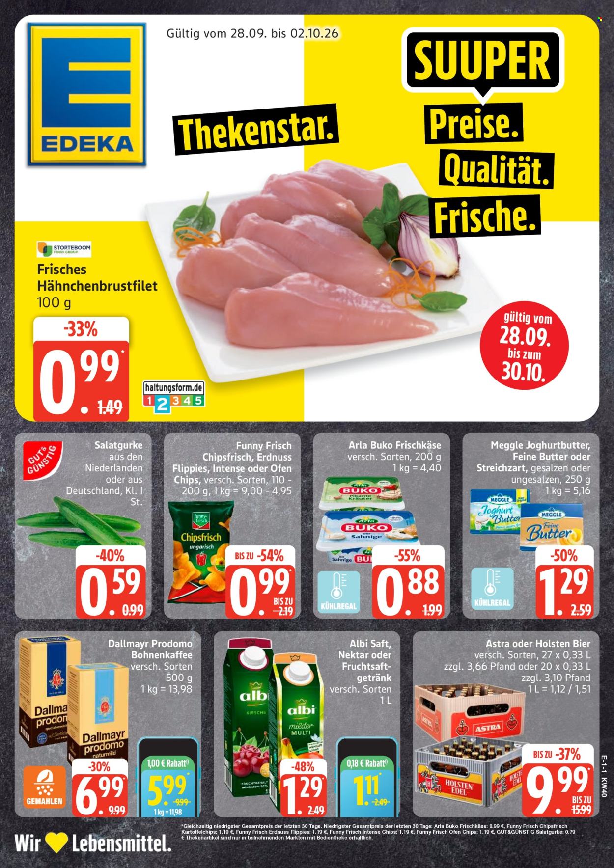 E center Prospekte  - 28.09.2026 - 2.10.2026. Seite 1
