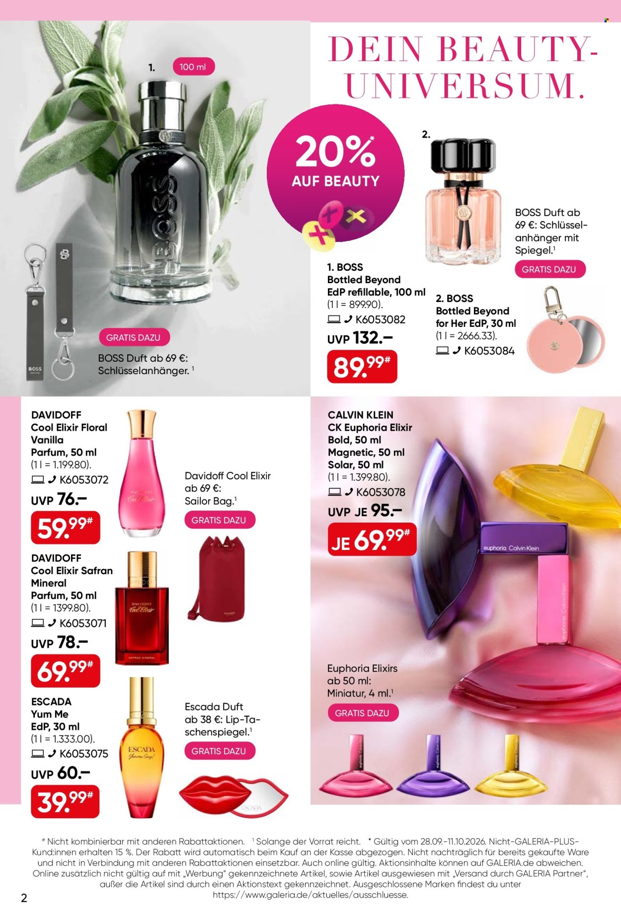 GALERIA Karstadt Kaufhof Prospekte  - 28.09.2026 - 11.10.2026. Seite 2
