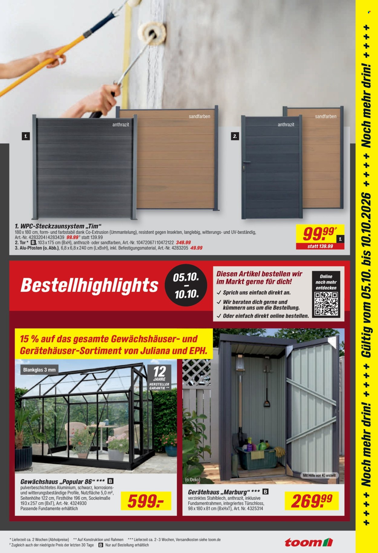 toom Baumarkt Prospekte  - 5.10.2026 - 10.10.2026. Seite 3