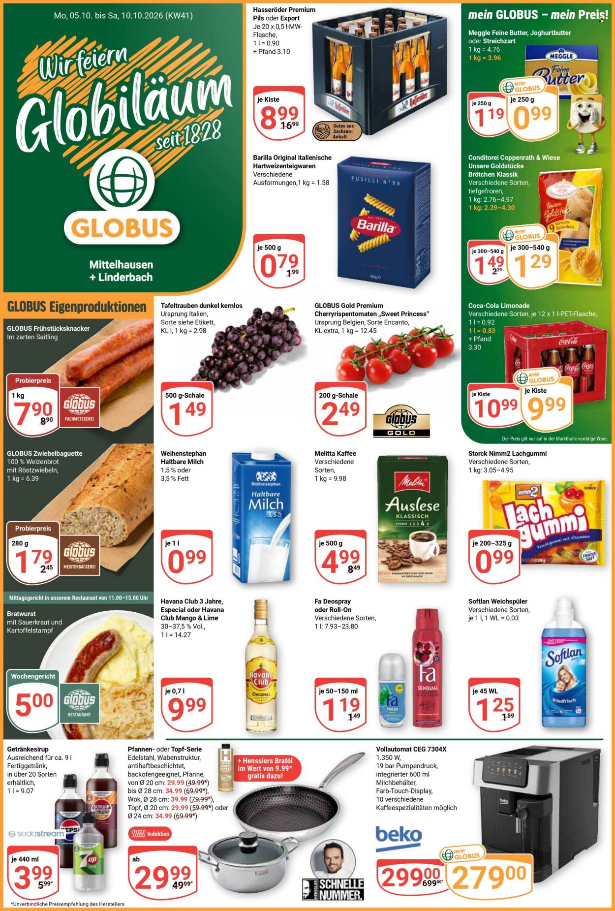 Globus Prospekte  - 5.10.2026 - 10.10.2026. Seite 1