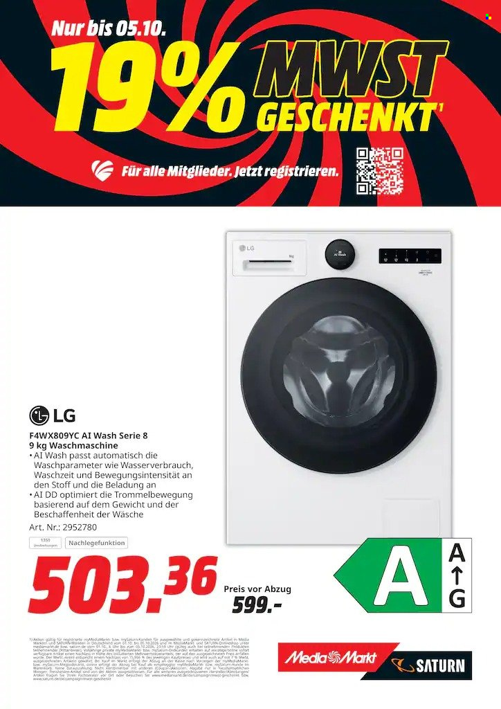 Saturn Prospekte  - 1.10.2026 - 5.10.2026. Seite 15