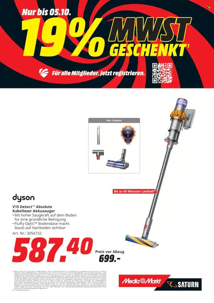 Saturn Prospekte  - 1.10.2026 - 5.10.2026. Seite 19