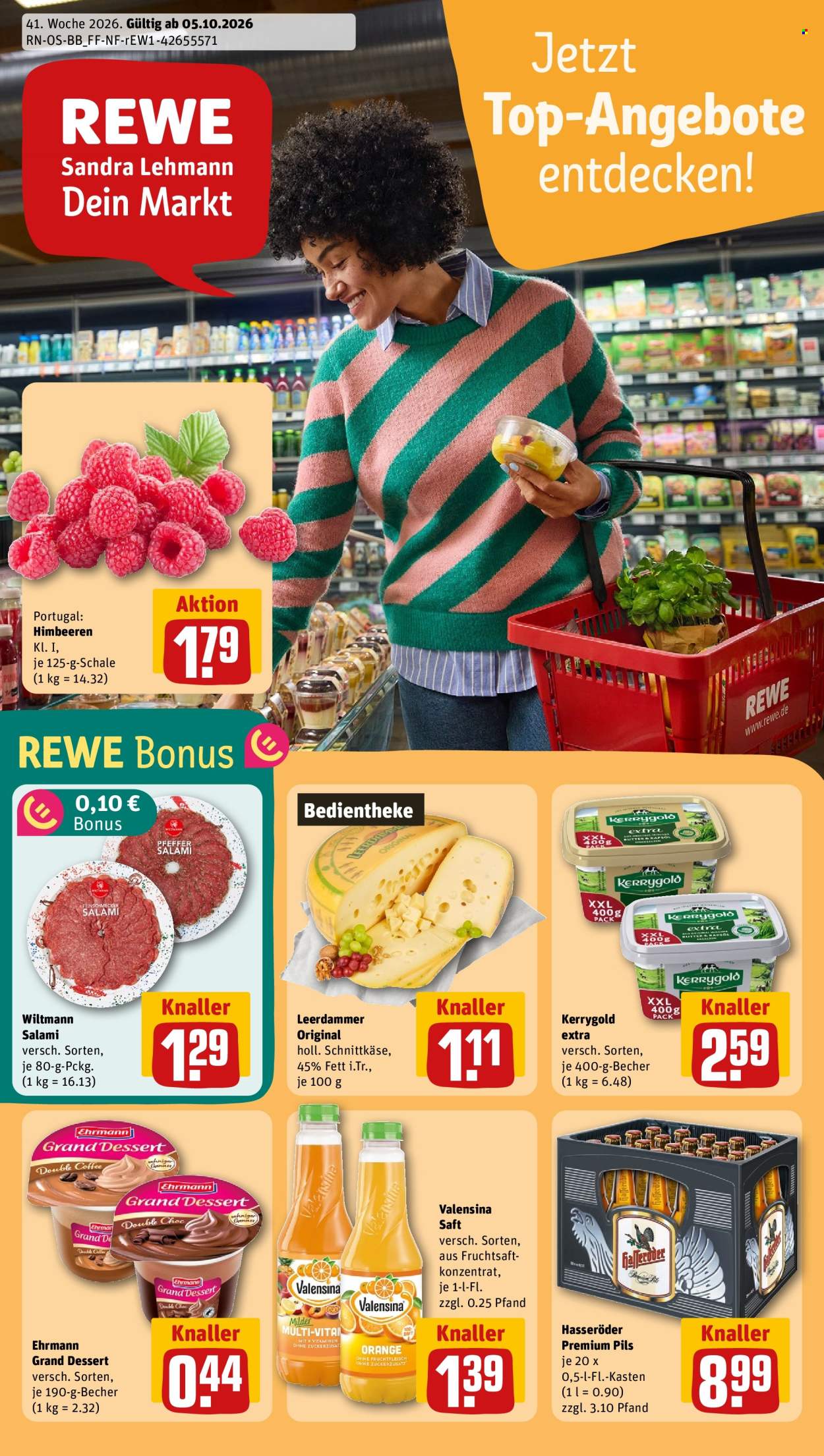 REWE Prospekte  - 5.10.2026 - 11.10.2026. Seite 1