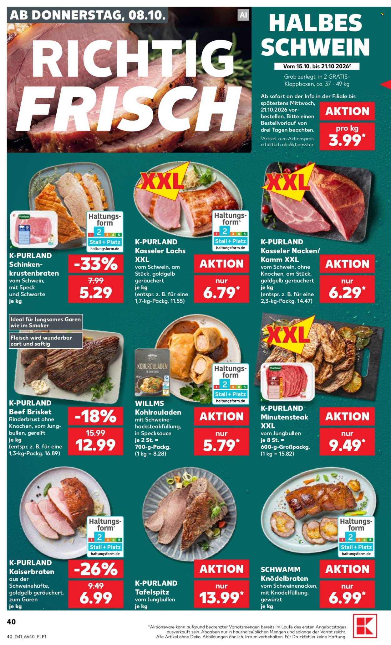 Leták Kaufland - 8.10.2026 - 14.10.2026. Strana 40