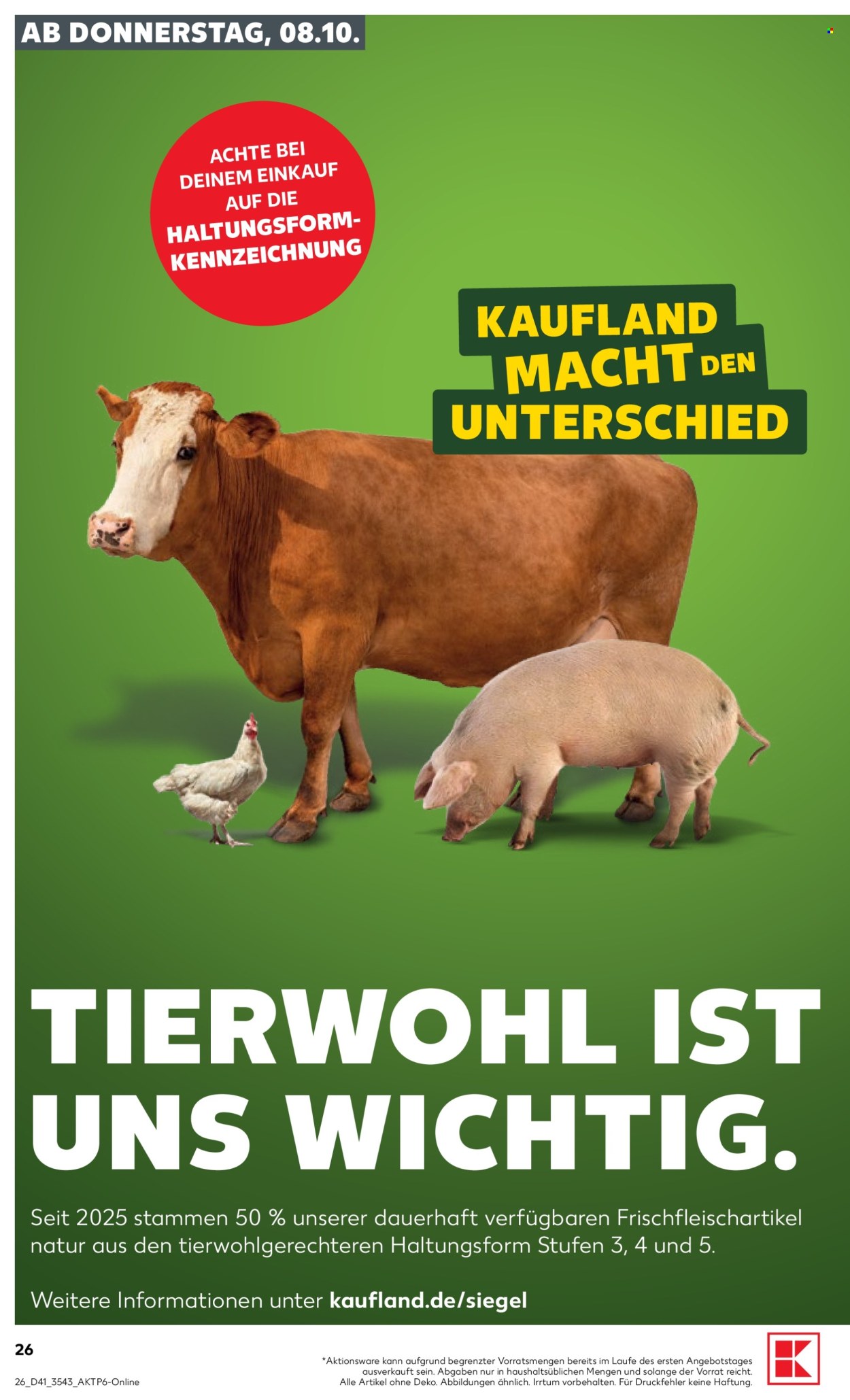 Leták Kaufland - 8.10.2026 - 14.10.2026. Strana 26