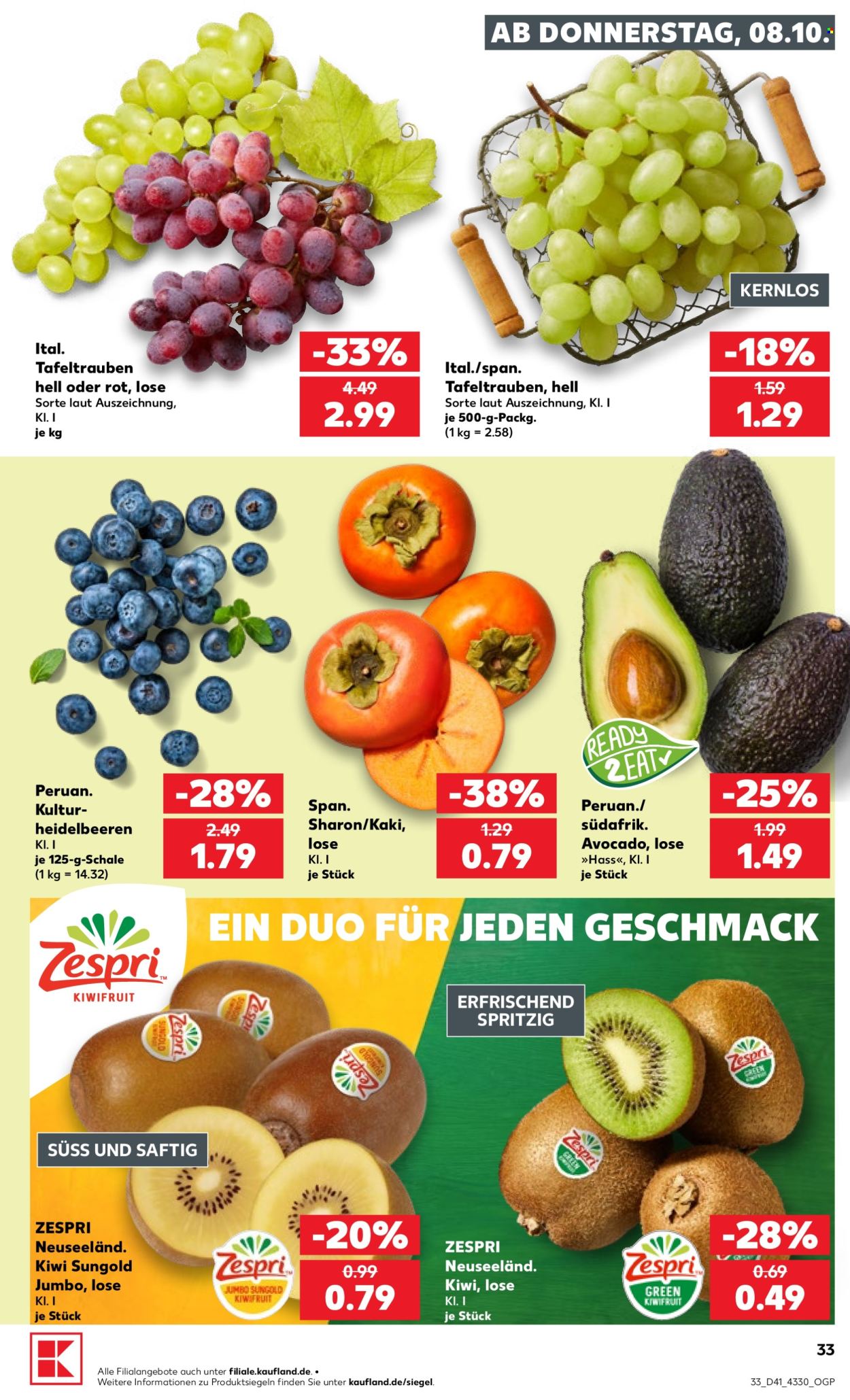 Leták Kaufland - 8.10.2026 - 14.10.2026. Strana 33