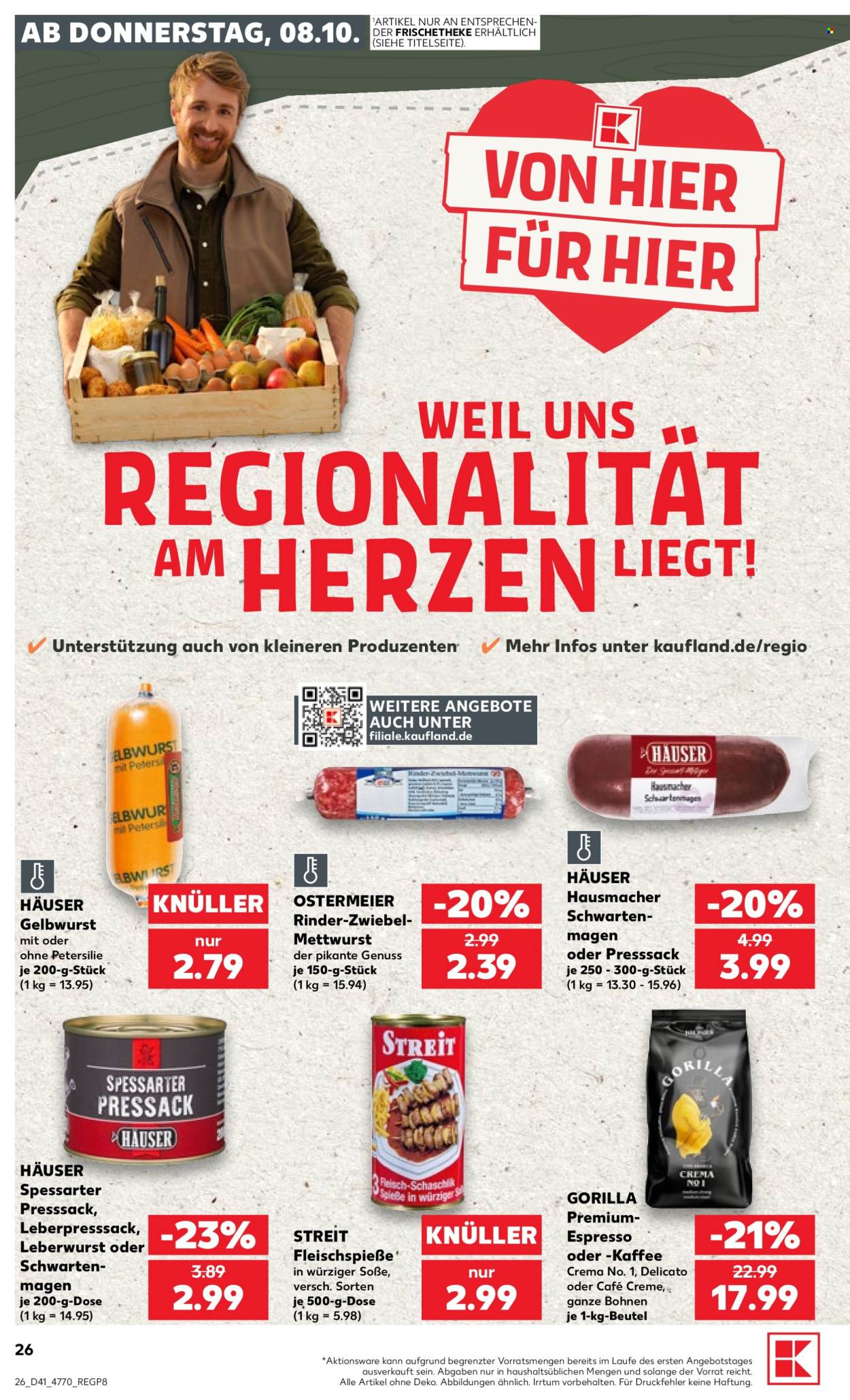 Leták Kaufland - 8.10.2026 - 14.10.2026. Strana 26