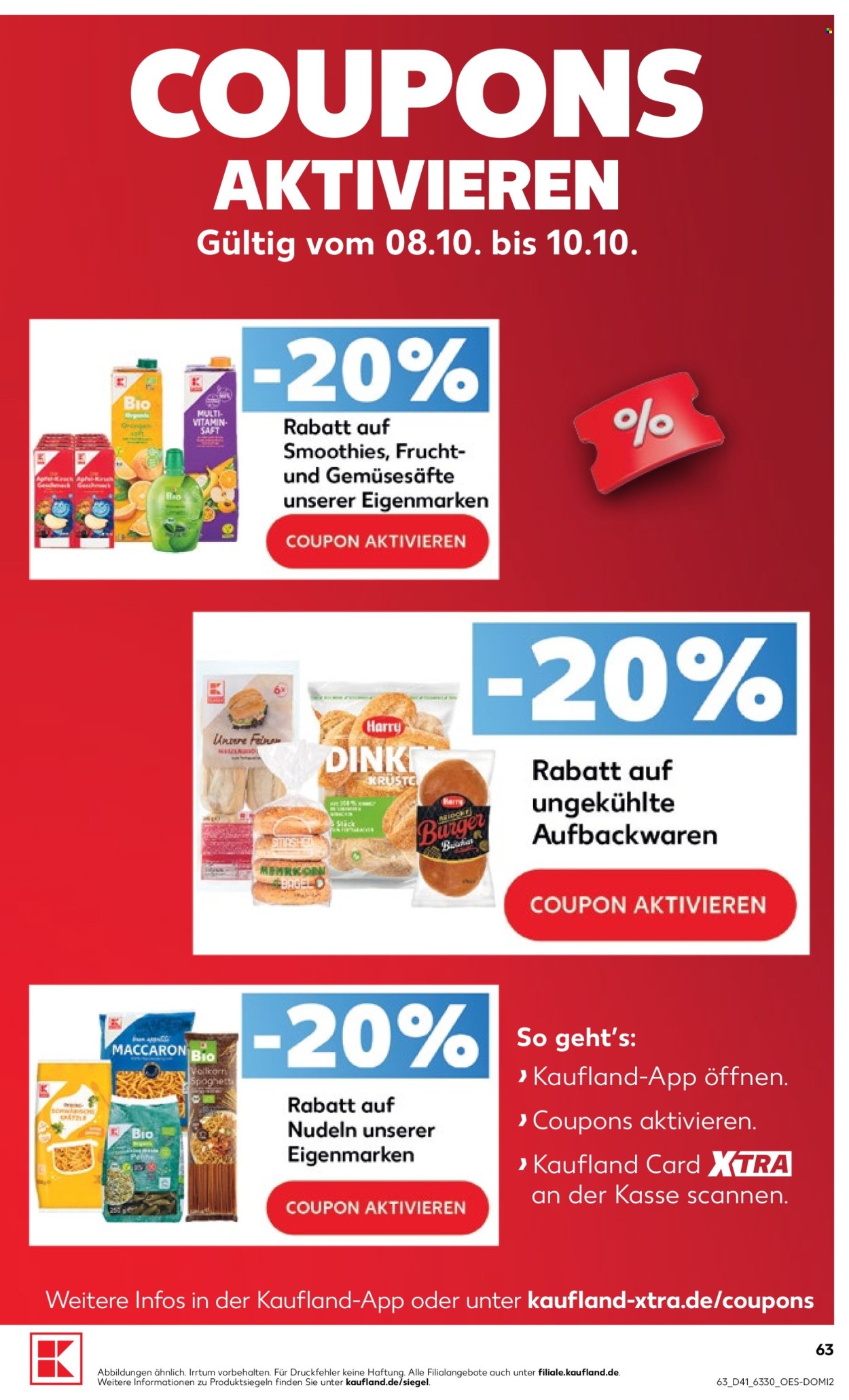 Leták Kaufland - 8.10.2026 - 14.10.2026. Strana 63