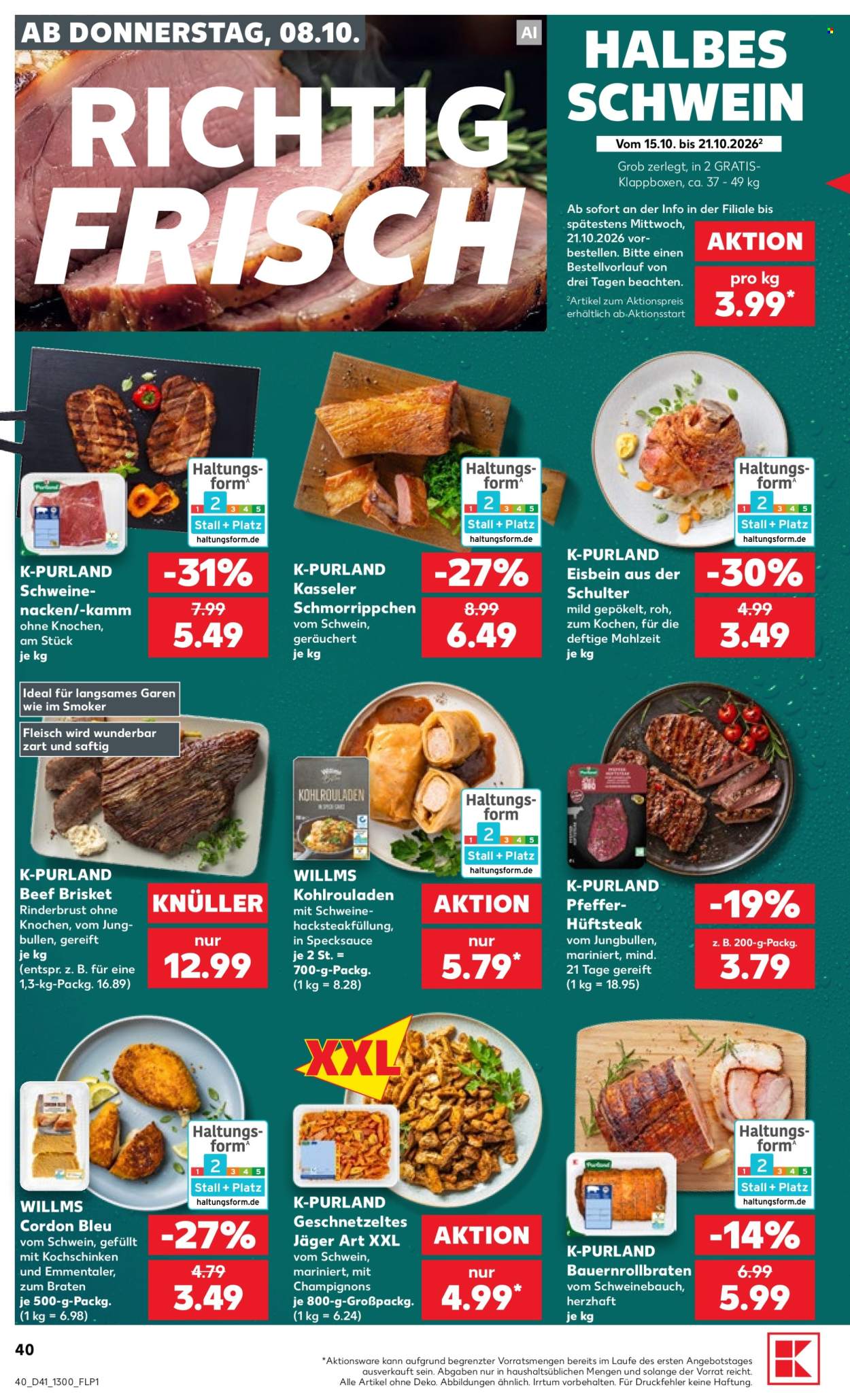 Leták Kaufland - 8.10.2026 - 14.10.2026. Strana 40