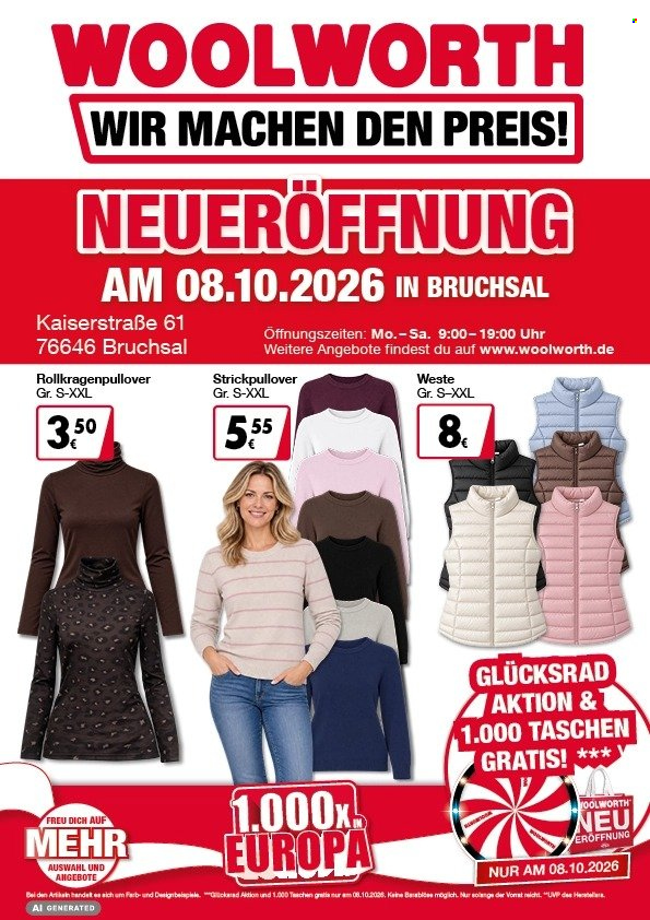 Woolworth Prospekte  - 8.10.2026 - 8.10.2026. Seite 1