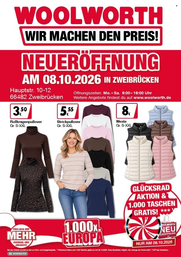 Woolworth Prospekte  - 8.10.2026 - 8.10.2026. Seite 1