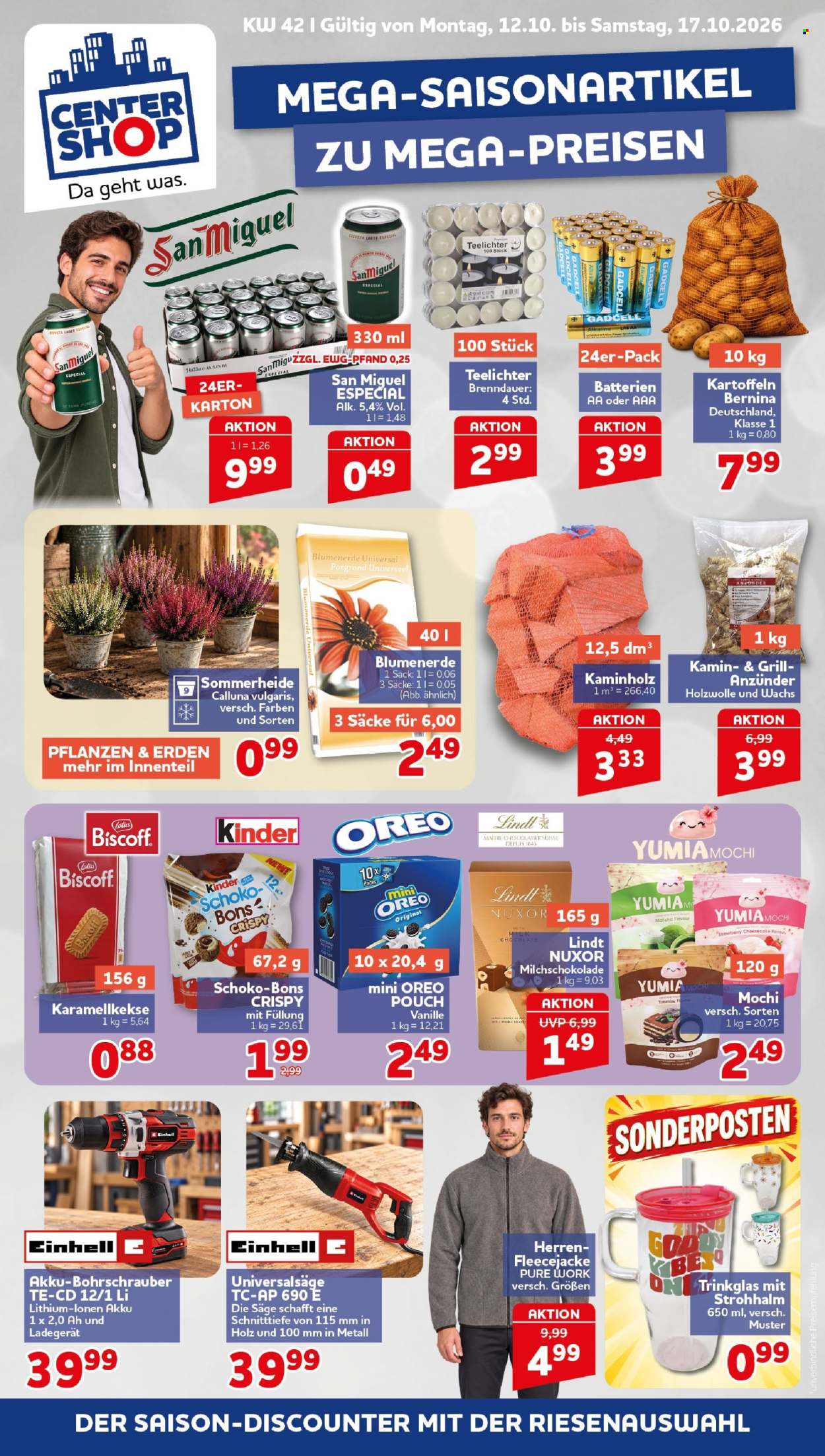 CENTERSHOP Prospekte  - 12.10.2026 - 17.10.2026. Seite 1
