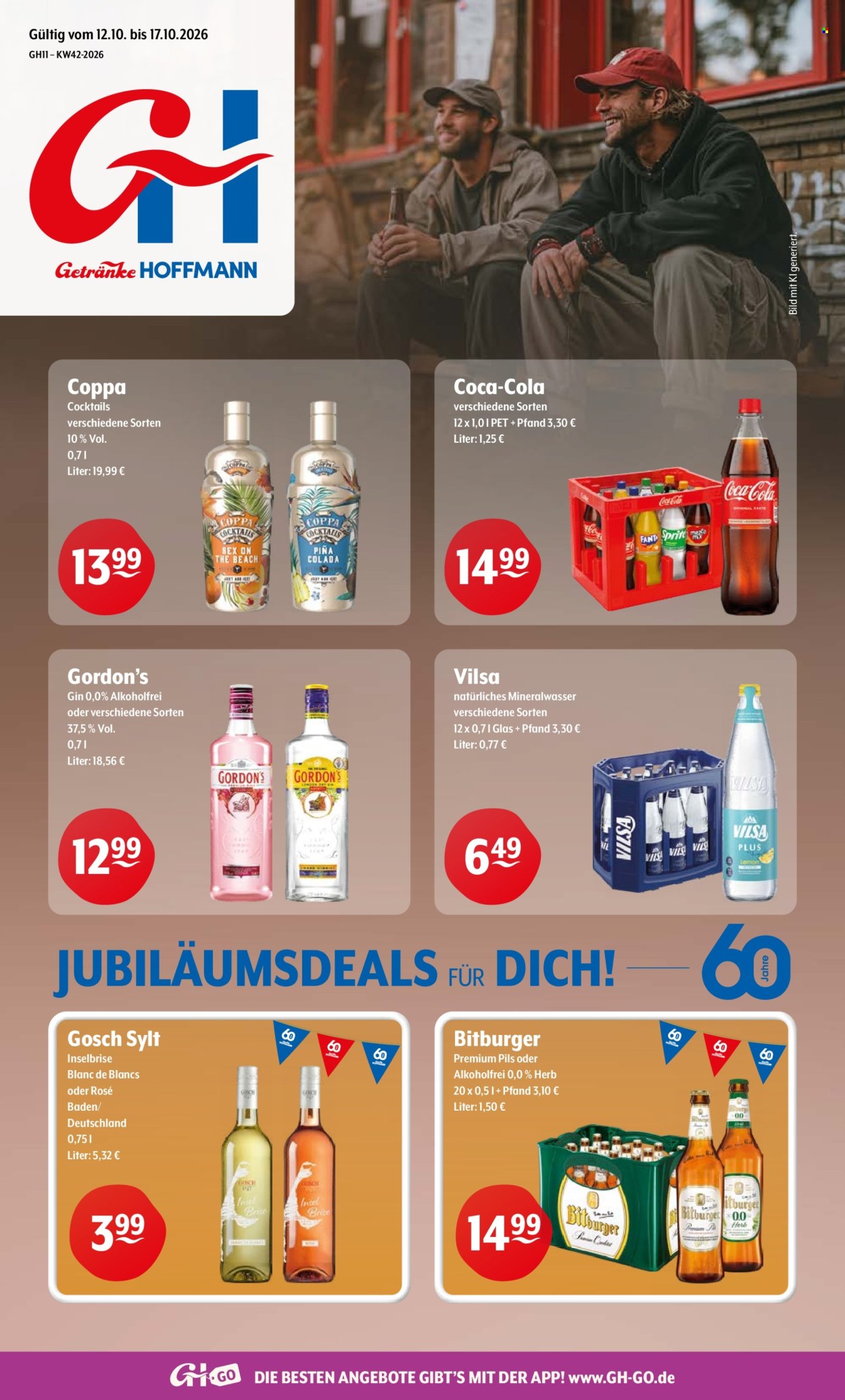 Getränke Hoffmann Prospekte  - 12.10.2026 - 17.10.2026. Seite 1