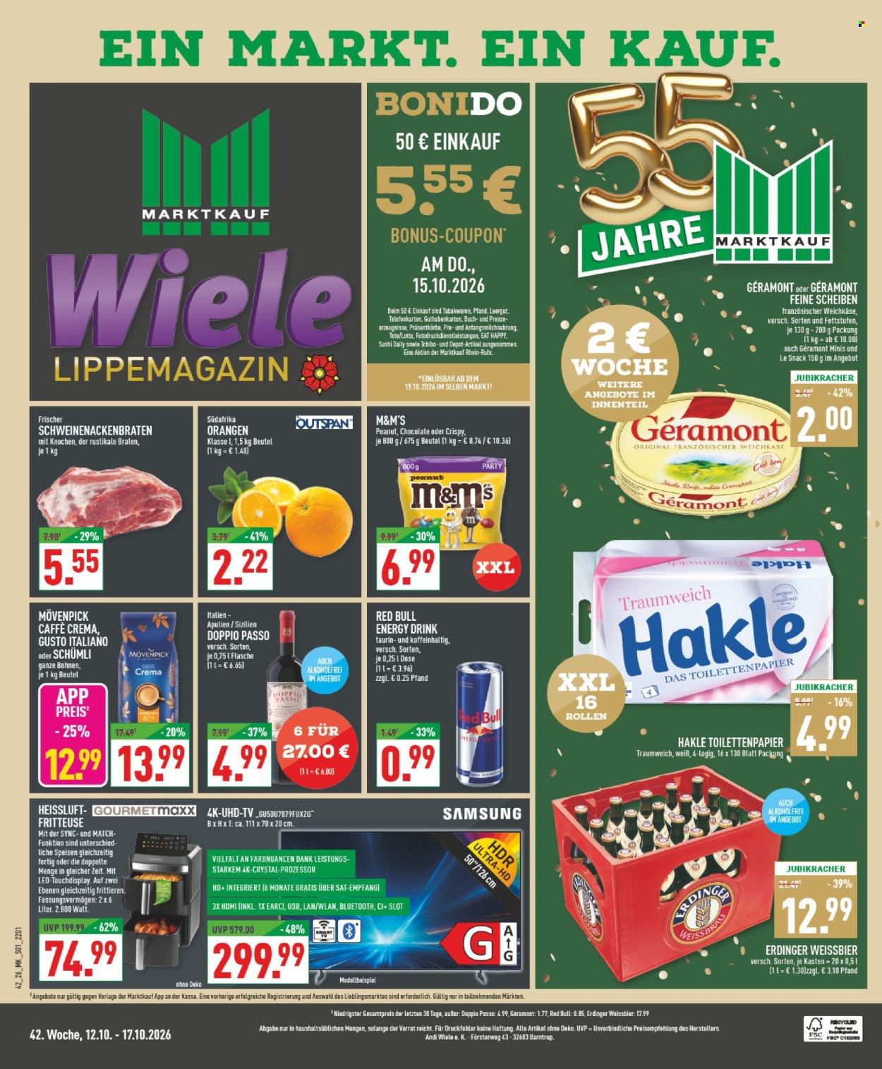 Marktkauf Prospekte  - 12.10.2026 - 17.10.2026. Seite 1