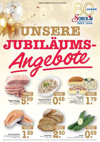 Prospekte Scheck-in - 12.10.2026 - 17.10.2026.