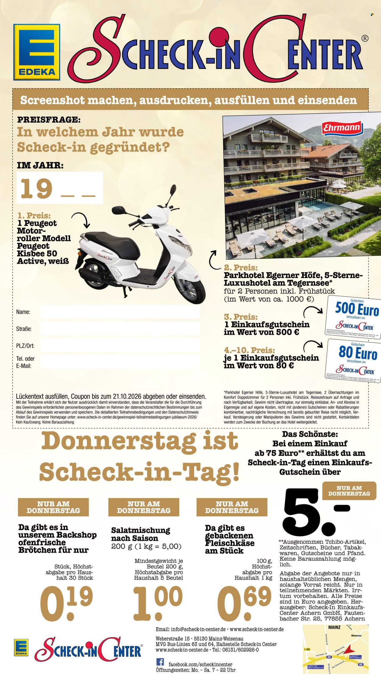 Scheck-in Prospekte  - 12.10.2026 - 17.10.2026. Seite 73