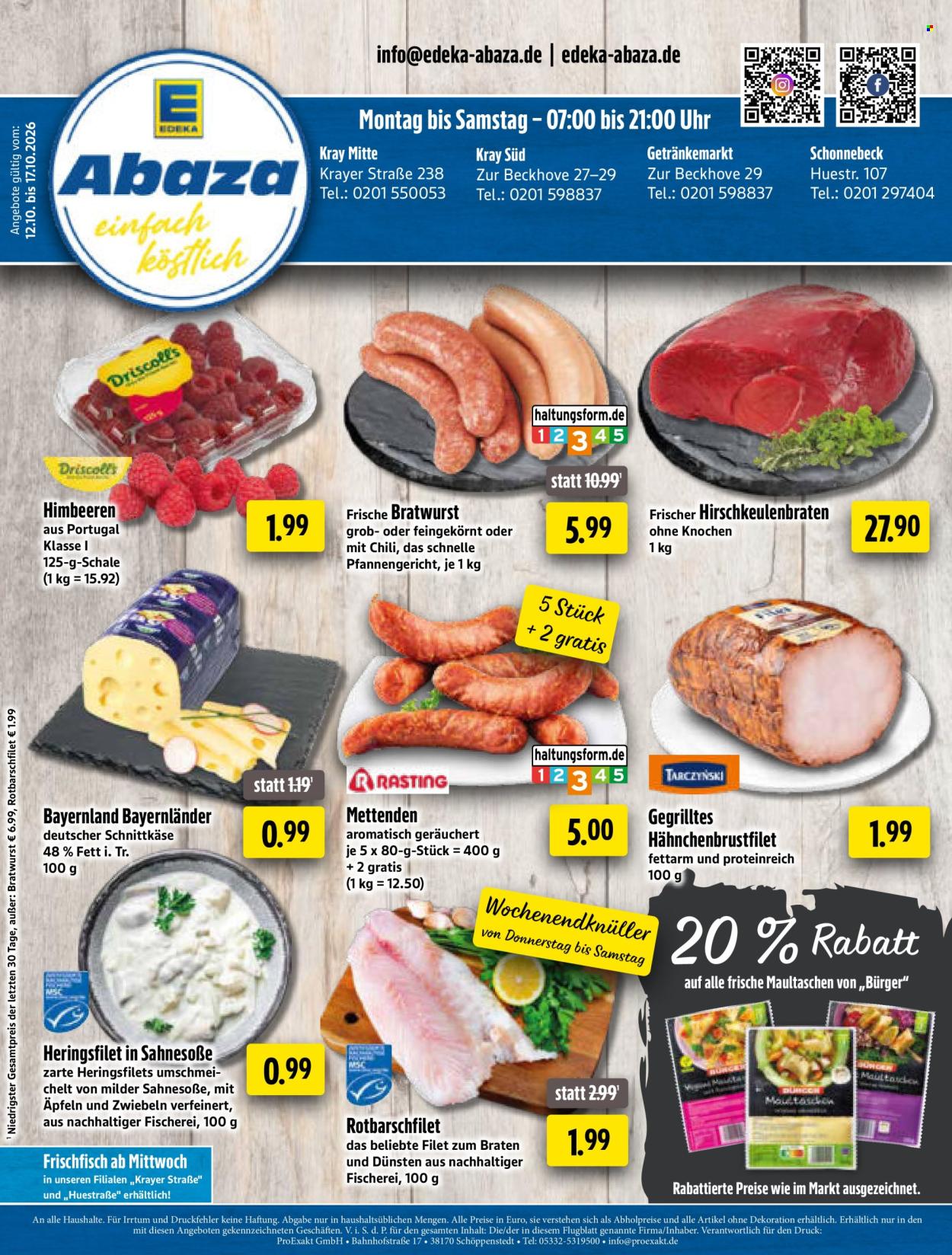 Edeka Getränkemarkt Prospekte  - 12.10.2026 - 17.10.2026. Seite 1